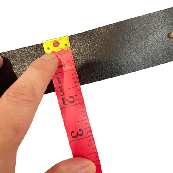 Dark Brown Leather Belt With Embroidery 🤍 - Picture 7 of 7